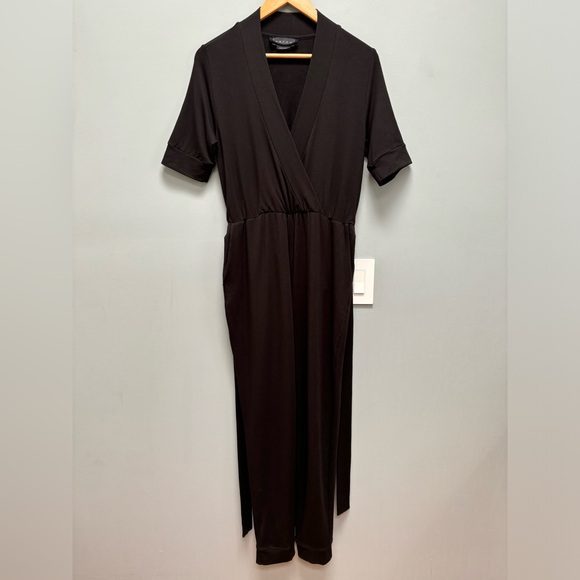 Hatch Collection The Nurse-To-Errands Jumpsuit in Black Jersey 0 - Picture 5 of 12